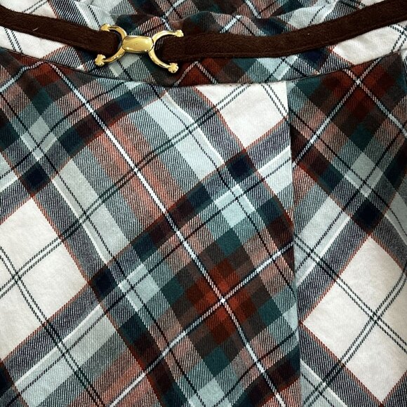 Janie and Jack Girls Plaid Skirt Size 3 Equestrian Style Adjustable Waist - Picture 4 of 4